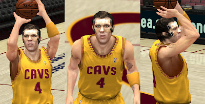 NBA 2K13 Luke Walton Face Mask Mod