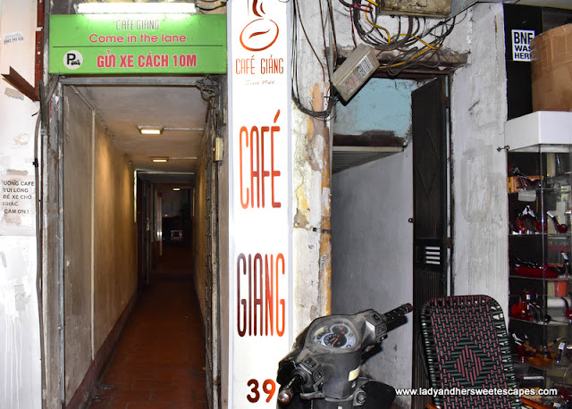 Giang Cafe in Hanoi