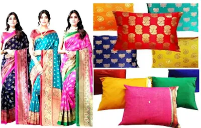Cushion Covers From Old Sarees