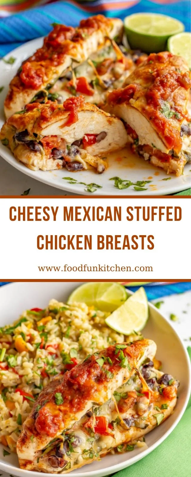 CHEESY MEXICAN STUFFED CHICKEN BREASTS