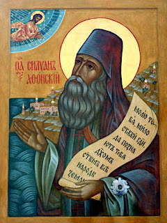 Преподобный Силуан Афонский - икона