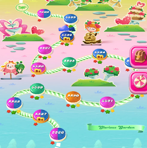 Candy Crush Saga level 5586-5600