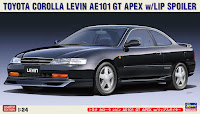 Hasegawa 1/24 TOYOTA COROLLA LEVIN AE101 GT APEX w/LIP SPOILER (20582) English Color Guide & Paint Conversion Chart
