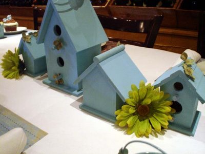 Birdhouse Centerpiece