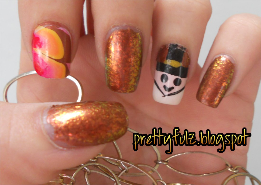 Thanksgiving Day Nail Art