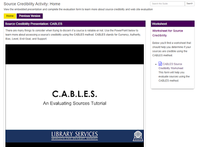 Our new CABLES presentation online