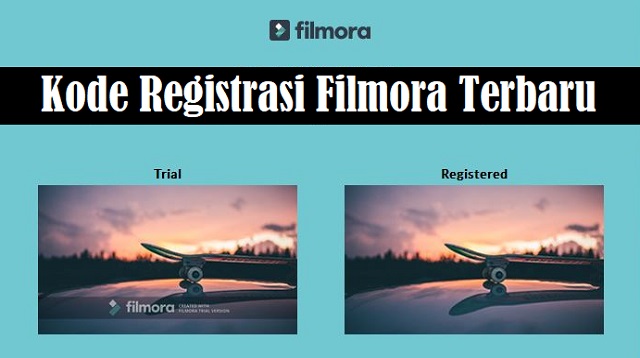 Kode Registrasi Filmora Terbaru