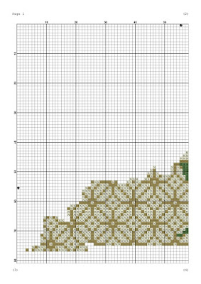 Kentucky map cross stitch pattern floral ornament embroidery - Tango Stitch