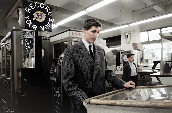 Chess champion Bobby Fischer, 1962, New York.