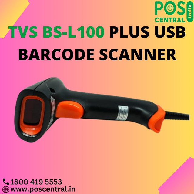 TVS BS-L100 PLUS USB BARCODE SCANNER
