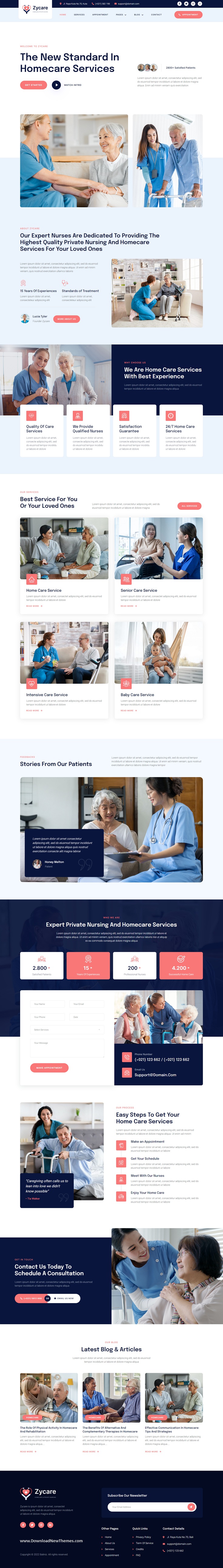 Zycare – In-home Care & Private Nursing Agency Elementor Template Kit Review