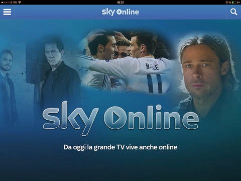 Sky Online l'app per iPhone e iPad.