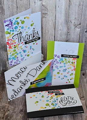 Saying Thanks Kit stampin up fun easy simple cards