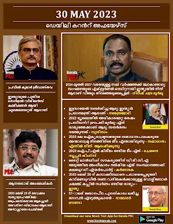 Daily Current Affairs in Malayalam 30 May 2023