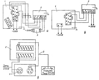 Схема внешних соединений газоанализаторов