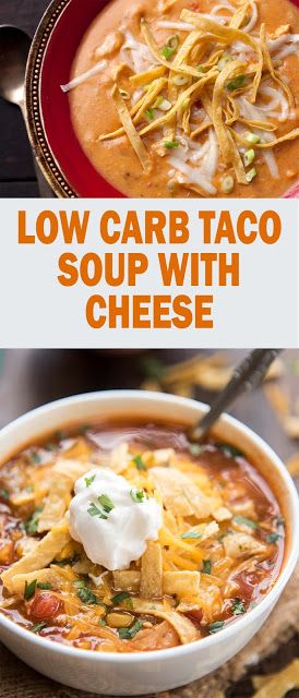 LOW CARB TACO SOUP WITH CREAM CHEESE