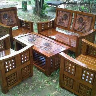 Furniture Jepara kursi tamu minimalis sandaran lengkung Furniture Jepara kursi tamu minimalis sandaran lengkung
