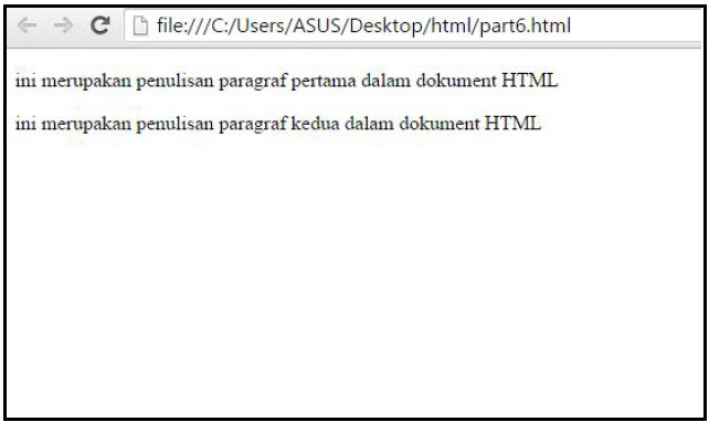 Belajar HTML Dasar : Membuat Paragraf Pada HTML