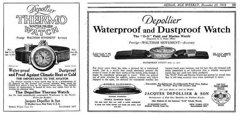 The Inconvenient Truth about the World's First Waterproof Watch, the Story of Charles Depollier and his Waterproof Trench Watches of the Great War