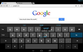 Gesture Typing pada Android 4.2