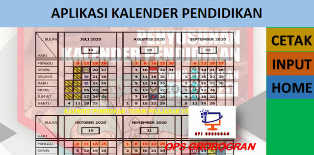 Download Aplikasi Kalender Pendidikan Kurikulum 2013