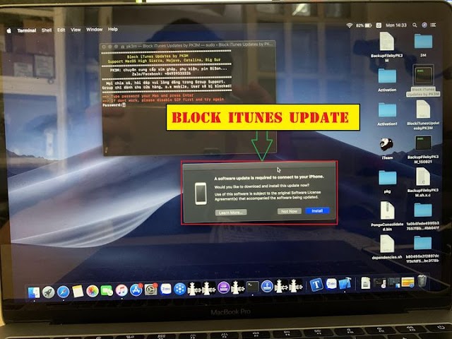 [MacOS] Free Tool Block iTunes Update by PK3M for prevent Checkrain error crash