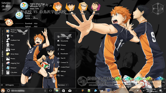 Windows 10 Ver. 1703 Theme Haikyuu!! by Enji Riz