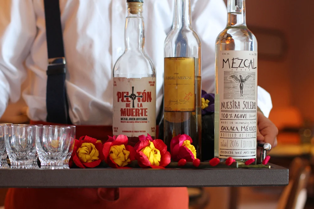 Mezcal at Mexican Restaurant Ella Canta at Park Lane Intercontinental, London - UK lifestyle blog