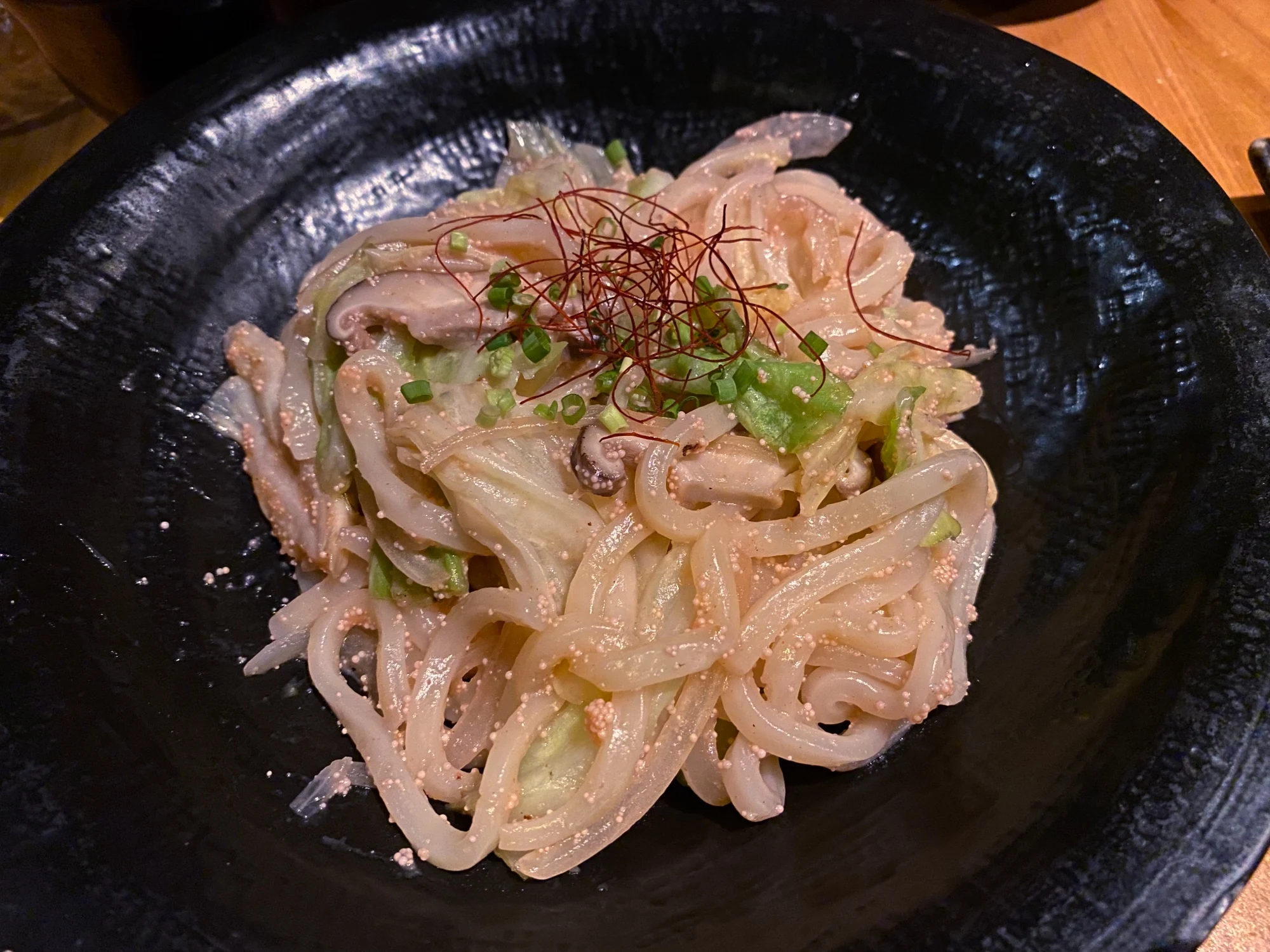 明太子烏龍麵