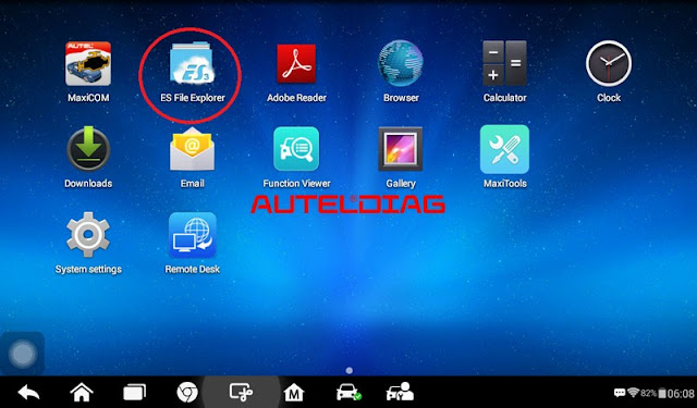 How to Delete Software Downloaded in Autel Tablet 01