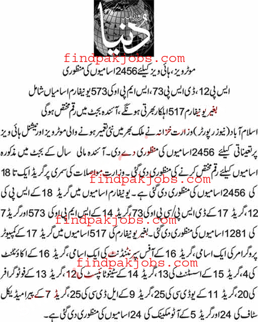 New Motorway Police jobs 2021