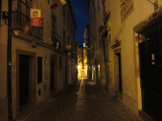 Coimbra Portugal pasear por sus calles de noche 