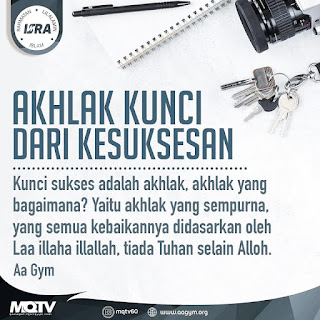 Akhlak Kunci Dari Kesuksesan - Qoutes - Kajian Islam Tarakan