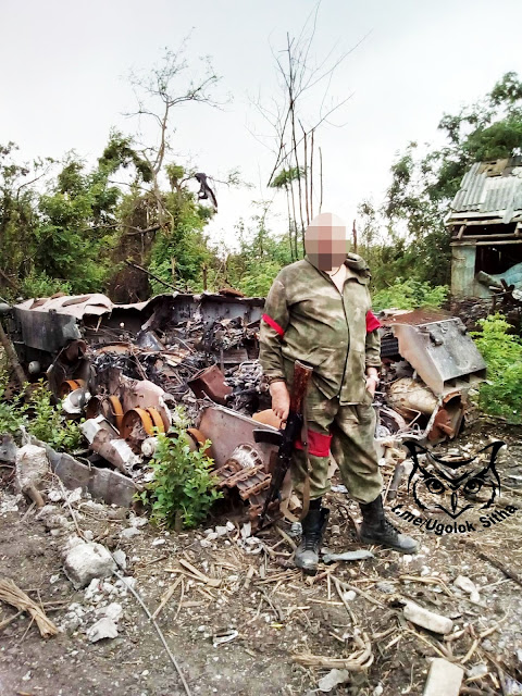 Destroyed Ukrainian BMD