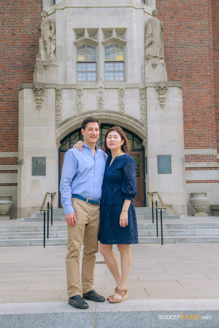 Ann Arbor Family Portrait Photography at Michigan Campus by SudeepStudio.com Family Portrait Photographer