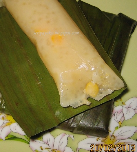My Kuali: Lipat sweet corn kuih