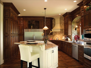 A remodeled kitchen with cabinets from Fabrizio Kitchen and Bath in Peabody, MA