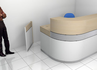 Desain Meja Resepsionis Terlaris dan Terpopuler + Furniture Semarang