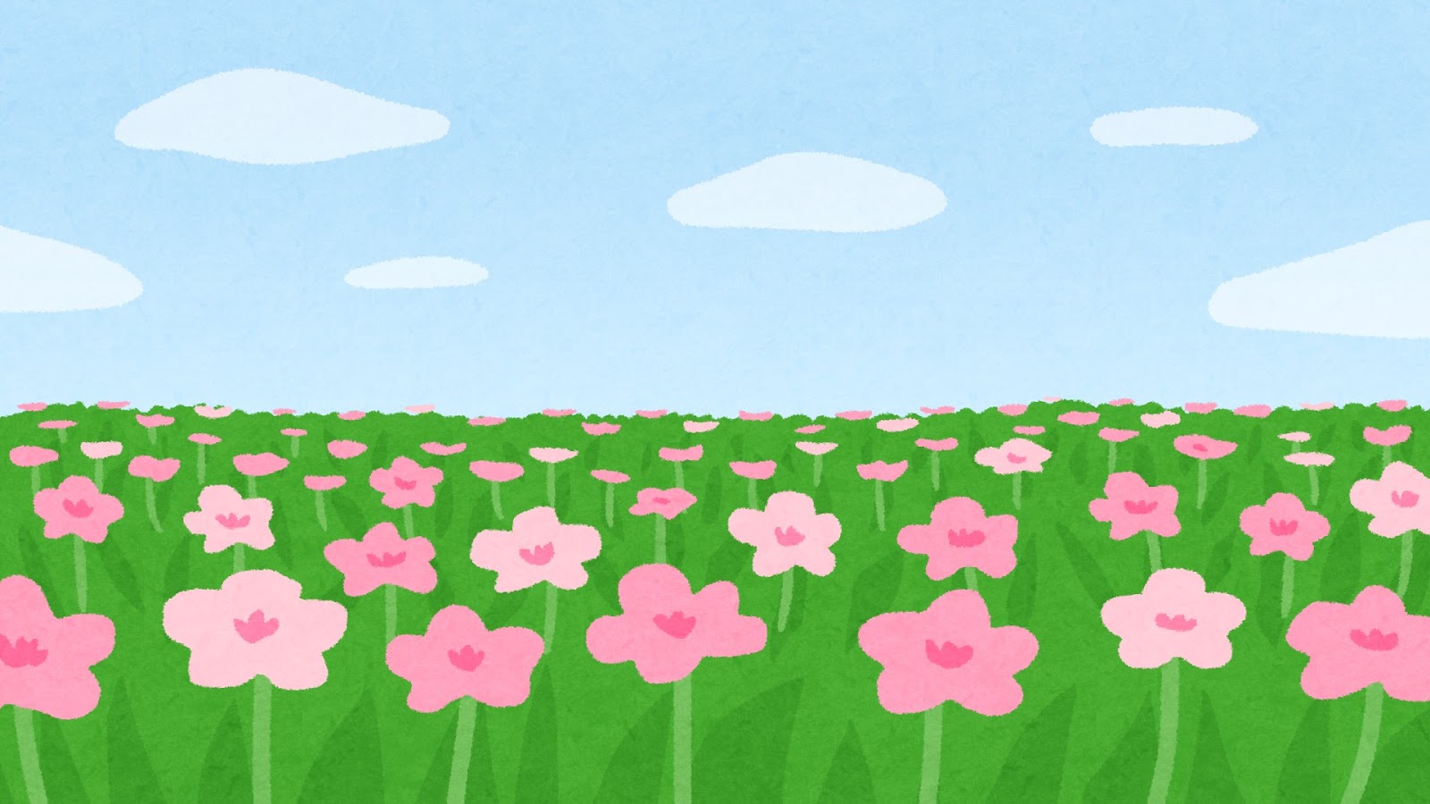 お花畑のイラスト 背景素材 かわいいフリー素材集 いらすとや お花畑のイラスト 背景素材 かわいいフリー素材集 いらすとや