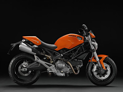 2010 Ducati Monster 696 and 796 orange