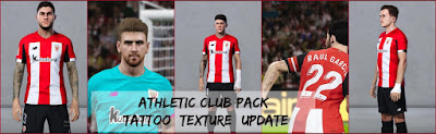 PES 2020 Tattoopack Athletic Club by Galacton_faceeditor