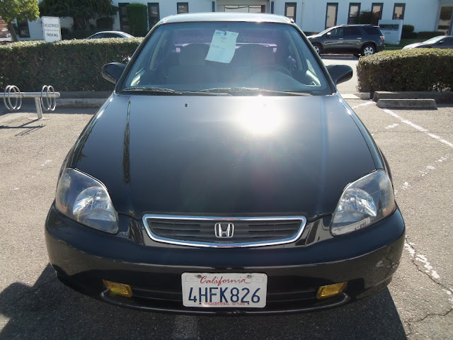 Almost Everything's Car of the Day is a 1998 Honda Civic--After Painting