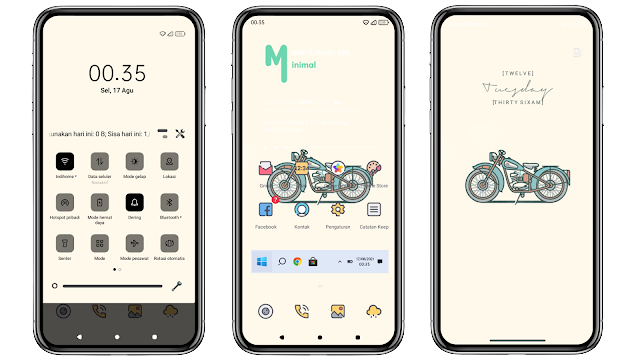 Tema HP Oppo Aesthetic Gratis Tembus Akar