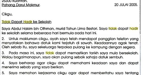 Surat Rasmi Negeri Kedah - Cangkruk f