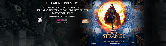 Tiket Edisi Terhad Doctor Strange dan cap Limited Edition Doctor Strange 