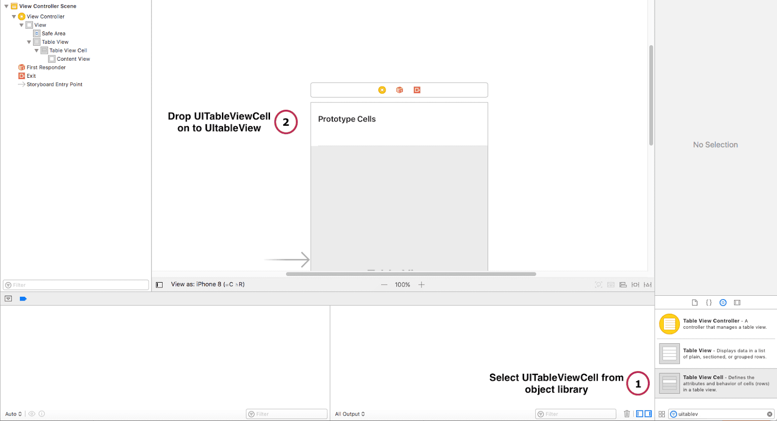 Add custom checkbox on UITableViewCell or UITableView in swift 4