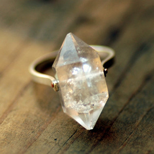 Herkimer Diamond Ring