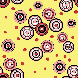 A repeat pattern design created with Gimp