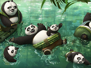 Gambar Kung Fu Panda 3 Desa Dragon Warrior Wallpaper HD 