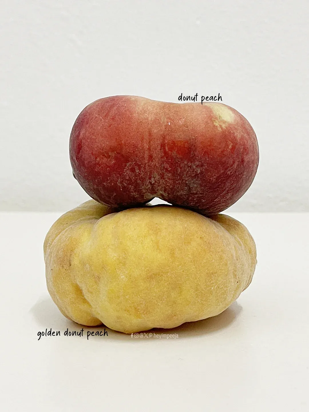 golden donut peach vs donut peach viral